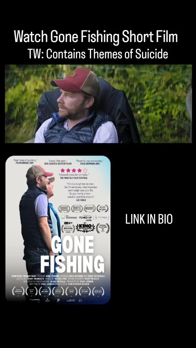 You can Watch The Full Gone Fishing Short Film by Clicking the Link in Our Bio..

TW: Contains Themes of Suicide 
.
.
.
.
.
#GoneFishingFilm 
#mancmadeproductions 
#mancmade
#MensMentalHealth 
#suicideawareness